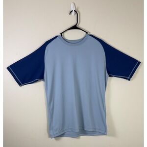 Vintage Nike ACG Dry-Fit Men Base Layer Short-Sleeve T-Shirt Light blue Size L